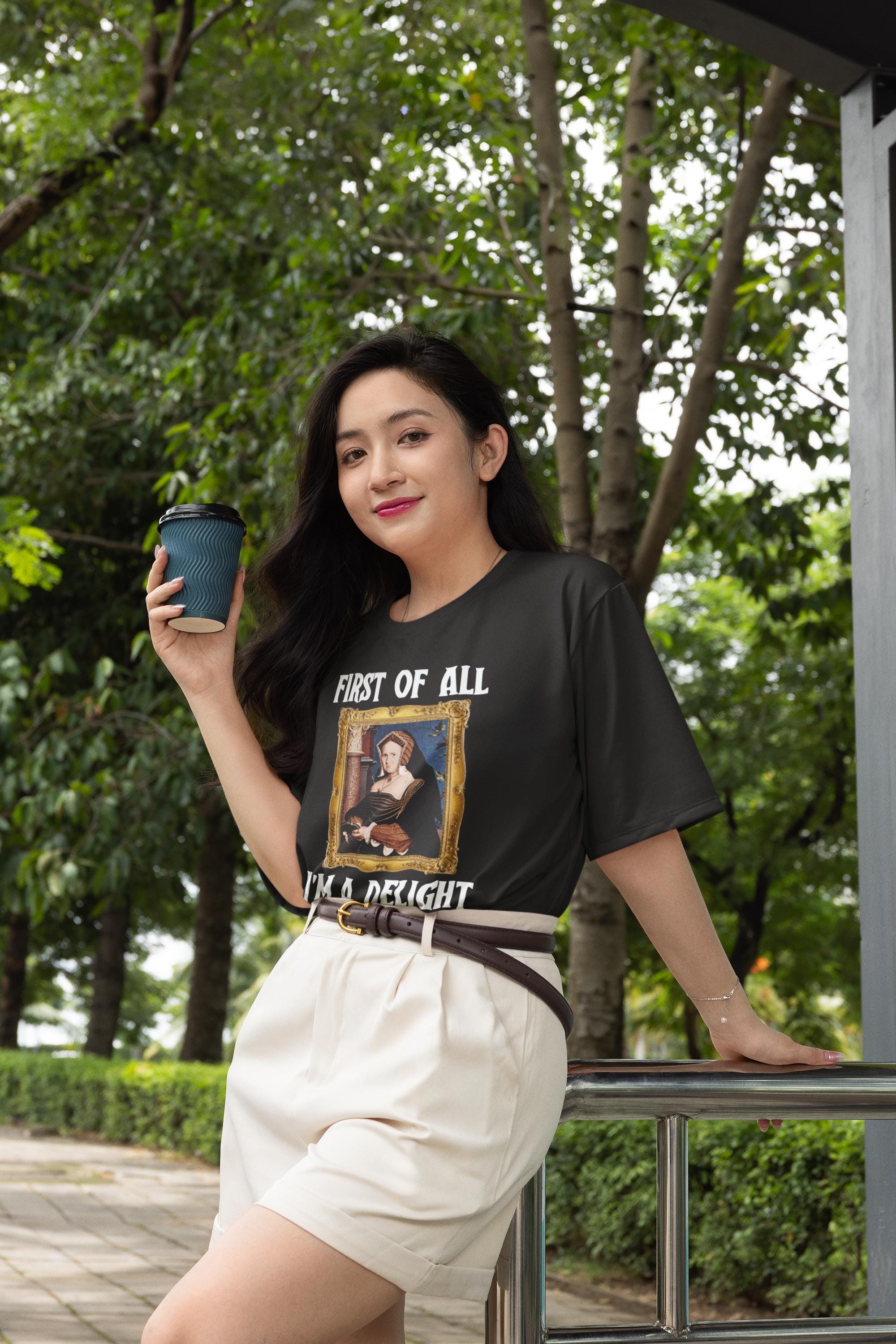First of All I'm a Delight Art History Tee Shirt: Lady Guildford
