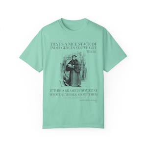 Silly Martin Luther History T-Shirt for Historian Who Loves Religious History, Funny Saying Tee Shirt, 16th Century European History Gift Island Reef
