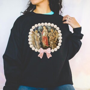 Primavera by Sandro Botticelli Sweatshirt: Italian Renaissance Famous Painting, 15th Century Artwork, Art History Present, Humanites Major