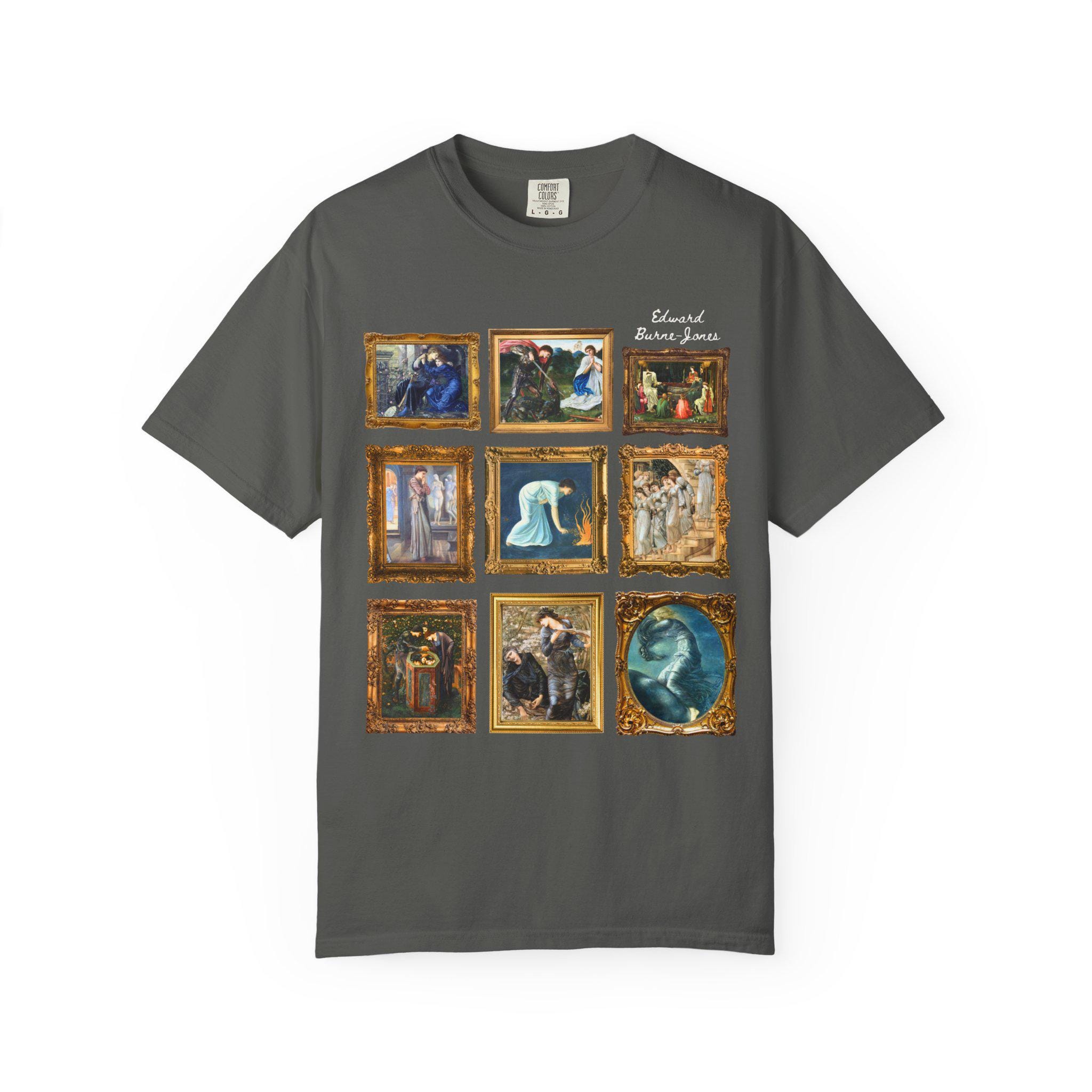 エドワード・バーン＝ジョーンズ美術史Tシャツ：ラファエル前派 