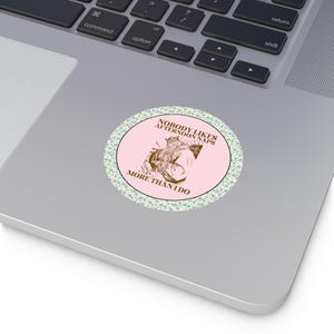 Funny Napping Sticker for Friend or Mom Who Loves Afternoon Naps, Silly Sarcastic I Love Naps New Mama Present with Vintage Aesthetic image 5