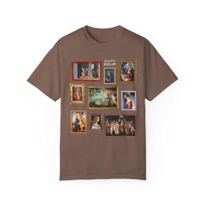 Camiseta de Historia del Arte de Sandro Botticelli para profesores de historia, camiseta de Estudios Sociales para historiadores amantes del arte gótico tardío y renacentista temprano. Espresso