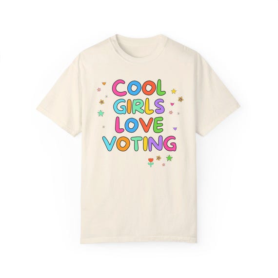 Cute Leftist Voting Tee Shirt, Funny Feminist T-shirt for Women