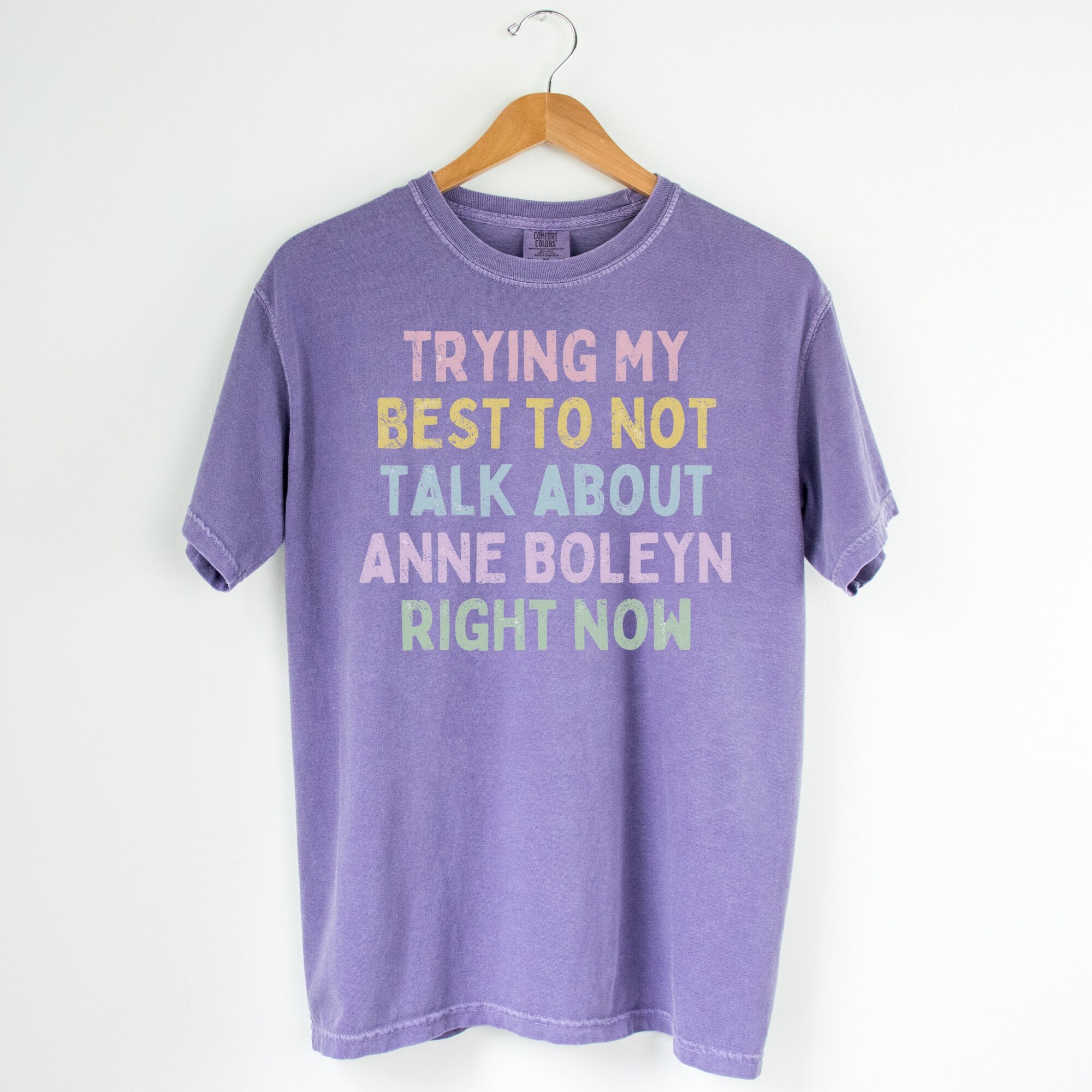 Lustiges Geschichts-T-Shirt für Historiker oder Geschichtsliebhaber, die Anne Boleyn lieben, niedliches Tudor-Geschichtsgeschenk, Geschichtsdozent, Sozialkunde-T-Stück