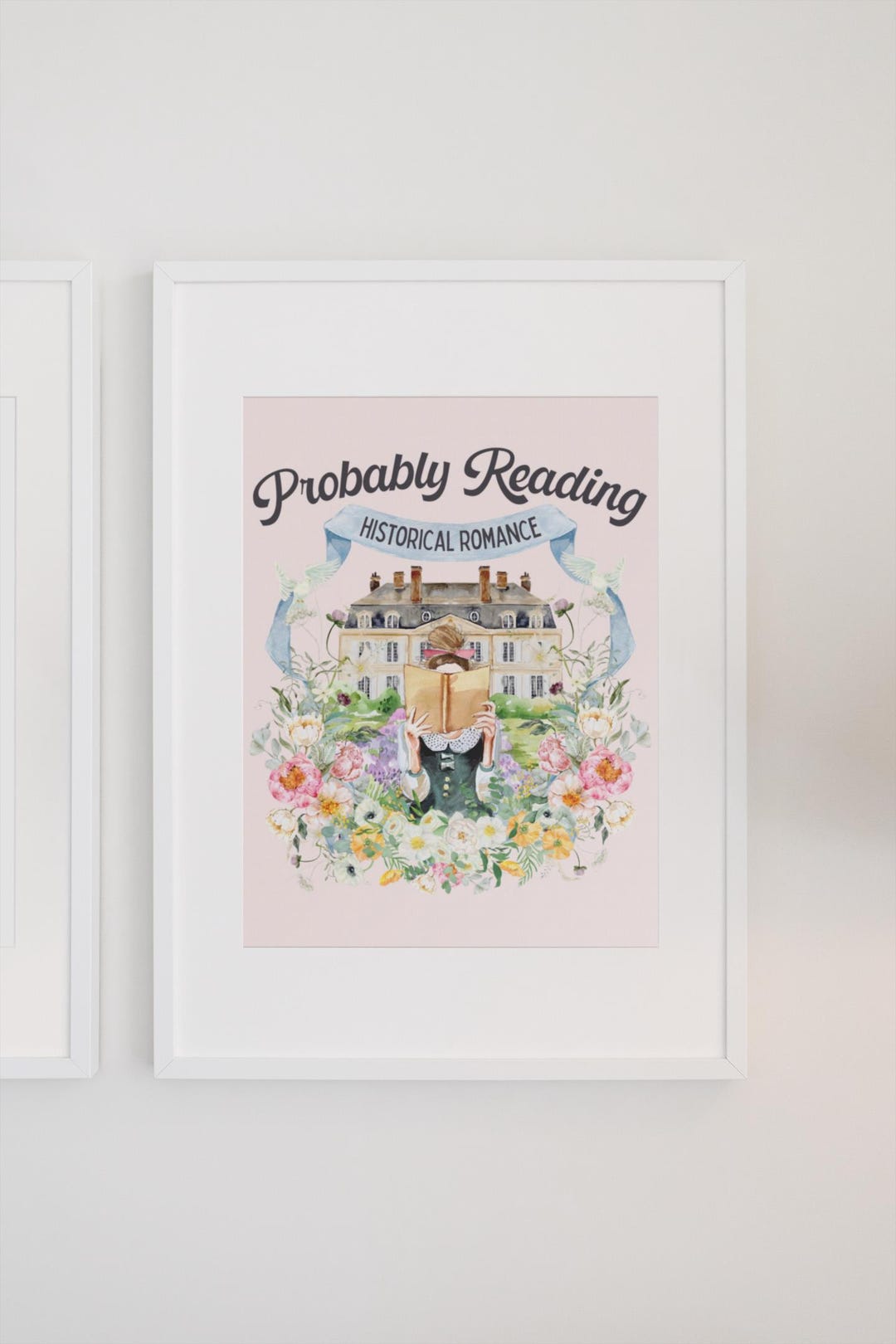 Historical Romance Poster for Library or Bookstore: Bookish Print With ...