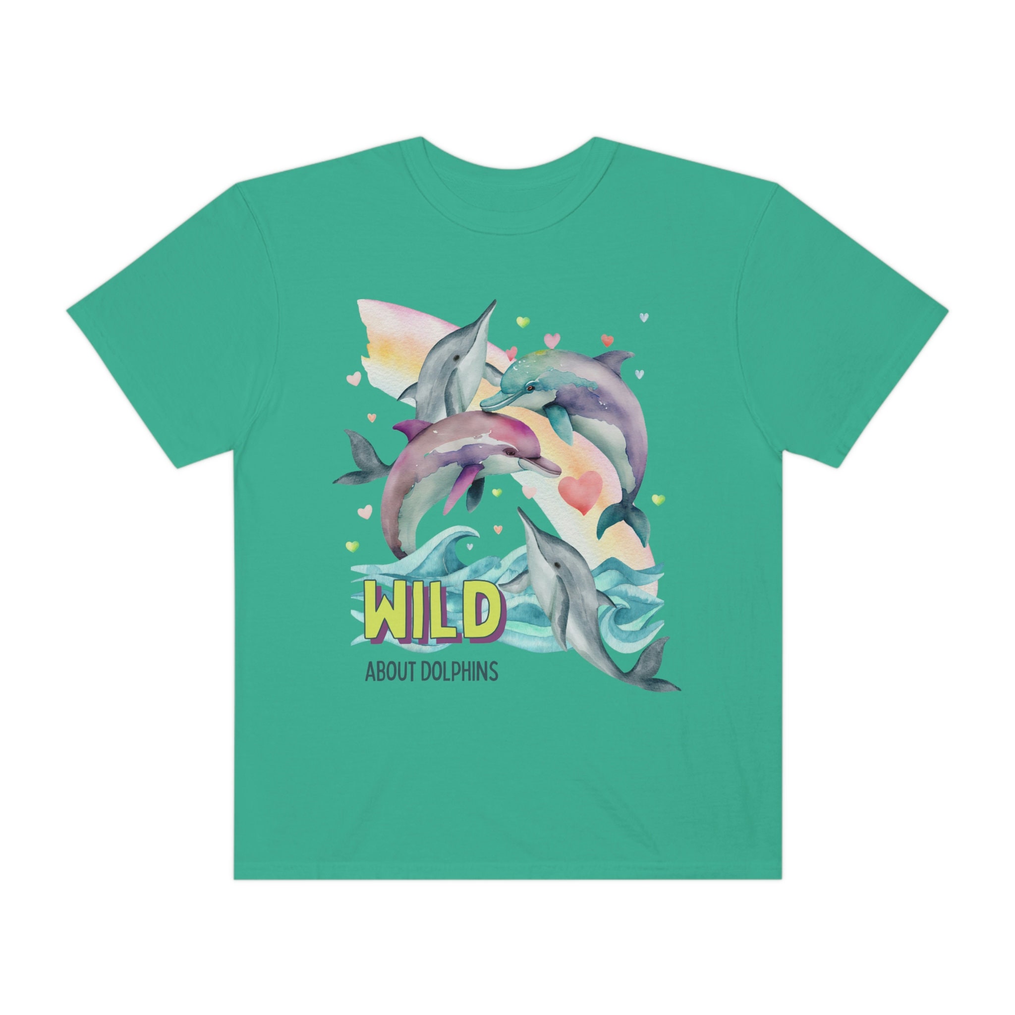 ◆Wai Kei◆ Puppy Dolphin Surfing Crew Short Sleeve T-Shirt GHL.S1.21.GHV55536.