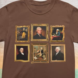 US Gründervater T-Shirt: Amerikanische Geschichte Komfort Farben Tee