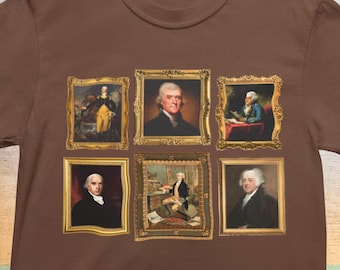 US Founding Fathers T-Shirt: American History Comfort Colors Tee