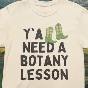 Botany Science Teacher T-Shirt for Middle School Science Teacher or High School Teacher, Science Major Teaching Assistant, Plant Biology Tee
