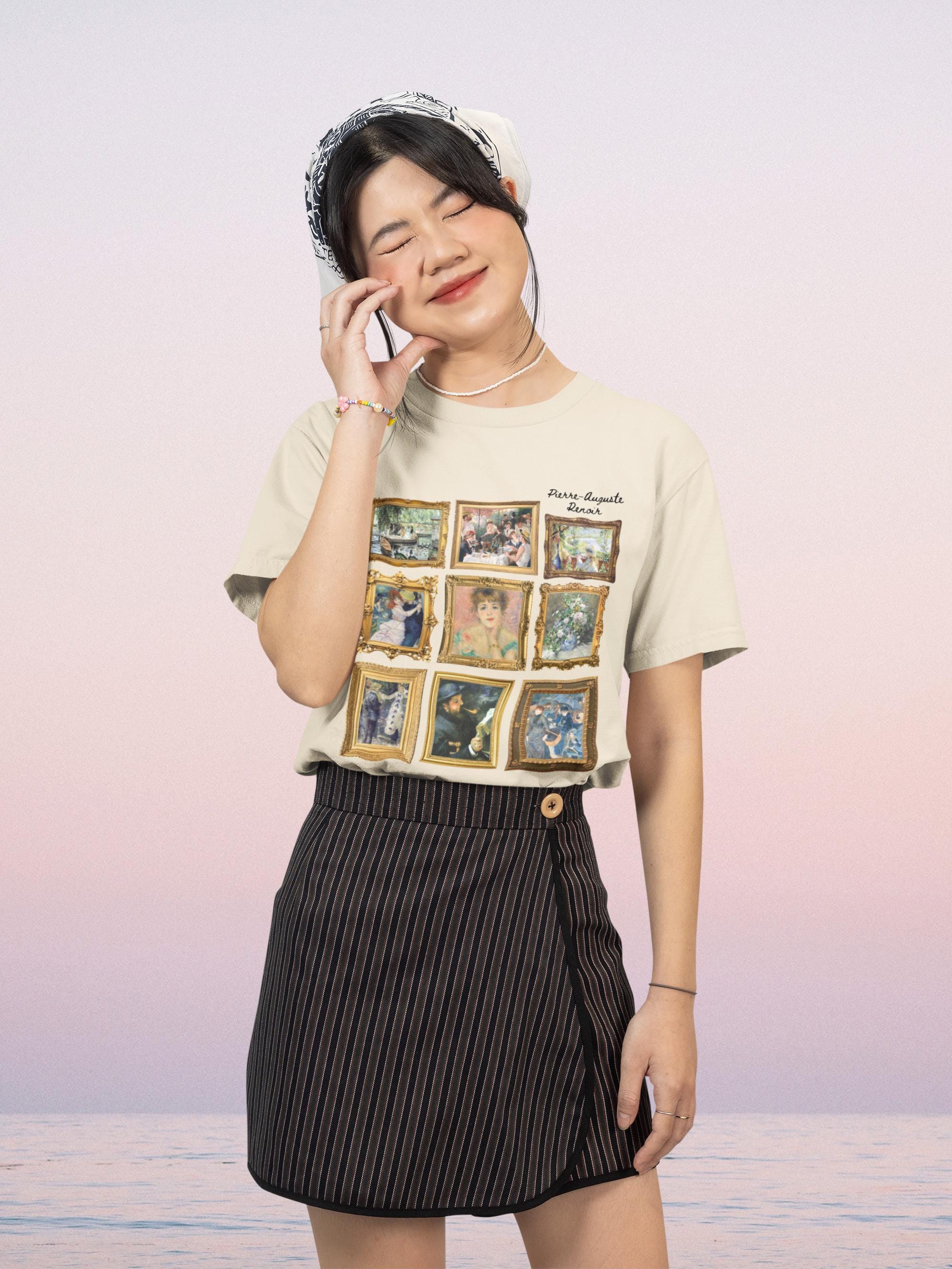 Pierre-auguste Renoir Famous Paintings Tee Shirt: 19th Century