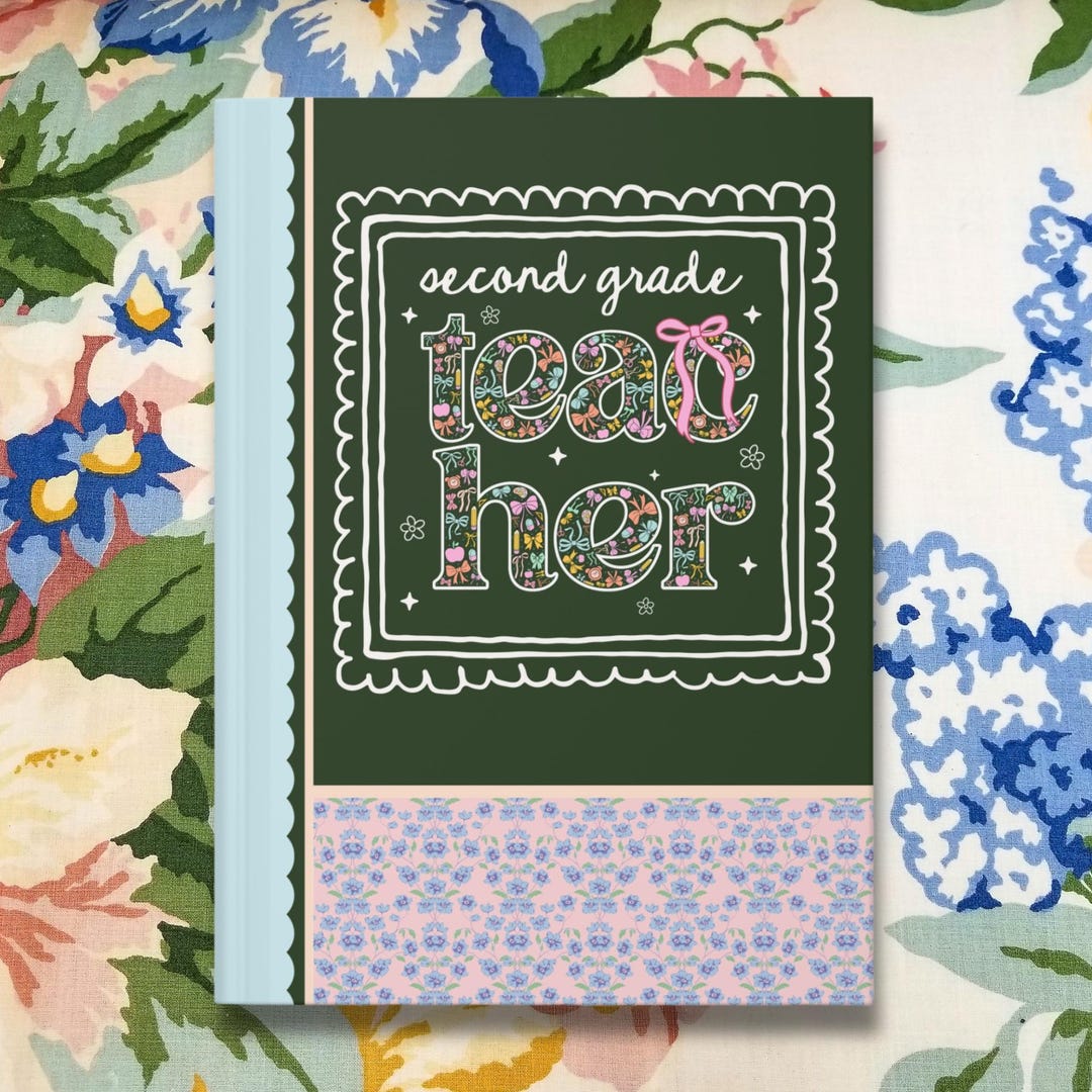 Second Grade Teacher Notebook, Back to School, Cute Second Grade Crew ...