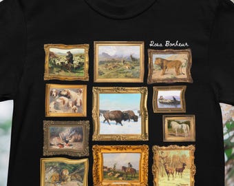 Rosa Bonheur Art History Tee Shirt: Famous Paintings, French Art History, Realism Art Movement, Animal Lover Present, LGBTQ 19th Century Art