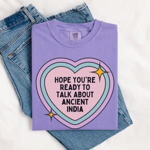 Altes Indien Geschichtslehrer-T-Shirt für Mittelschul-Geschichtslehrer, Junior High-Lehrer für Sozialstudien, Dozent für alte Geschichte