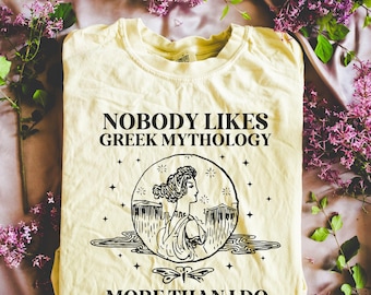 Bonita camiseta de mitología griega para historiadores, camiseta de historia griega antigua para profesores de historia de secundaria, divertida camiseta de historia mundial.