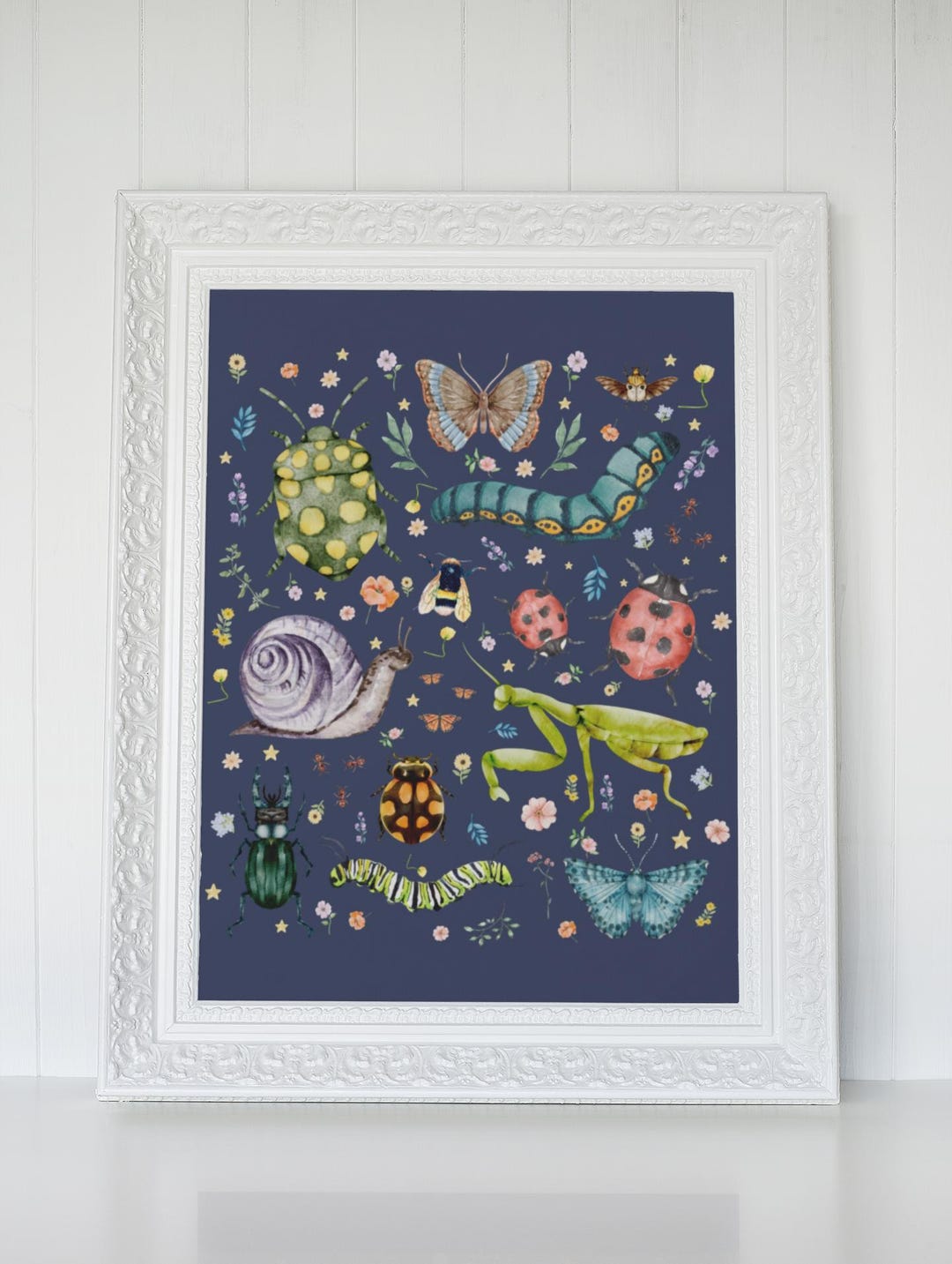 Boho Insect Boho Insect Poster for Entomologist, Cute Birthday Gift for Friend Who ...