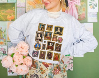 Tudor History Sweatshirt for Art Historian or European History Professor, Social Studies Teacher Shirt for History Buff, King Henry the 8th