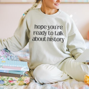 History Teacher Sweatshirt for Middle School Social Studies Teacher, History Buff Gift, American History Lover TShirt, History Major Present
