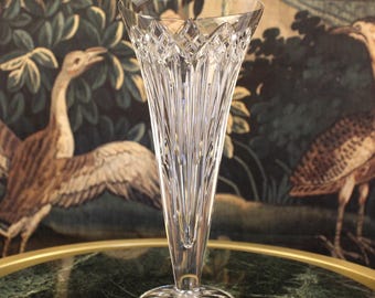 Crystal Trumpet Vase