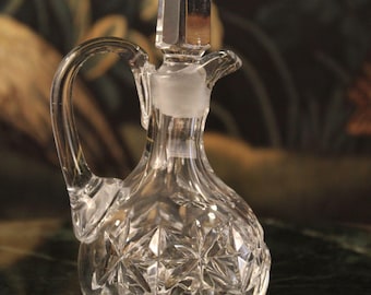Small Crystal Cruet Decanter