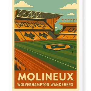 Poster Encadré Vintage Wolverhampton Wanderers – équipe 1960, Football Anglais