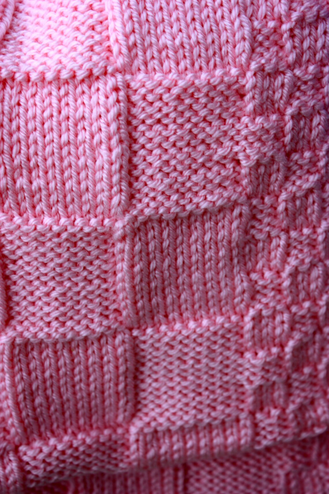 Hand Knitted Baby Blanket, in a Variety of Colors. Etsy