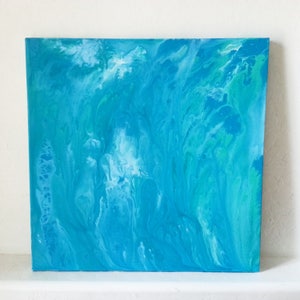Tidal Blues  24&quot; x 24&quot; Acrylic on Canvas
