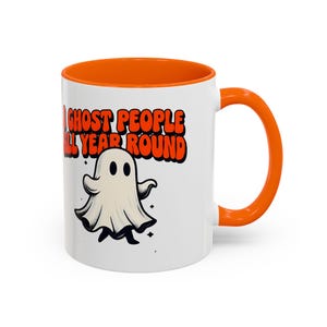 Ghost Design Coffee Mug Halloween Ghost Funny Trending Design