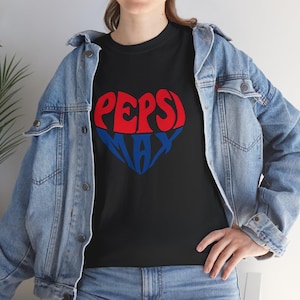 Pepsi Max Lover T-Shirt, Unisex Heavy Cotton Tee, Fizzy Drink Fan Gift, Graphic Tee, Soda Shirt, Pepsi Max Cherry Shirt