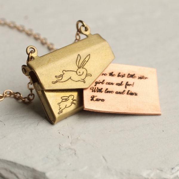 Bunny Locket Etsy