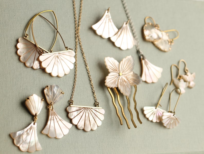 Vintage Turquoise Opal Necklace: Antique 1920s Art Deco Bridal Jewelry image 10