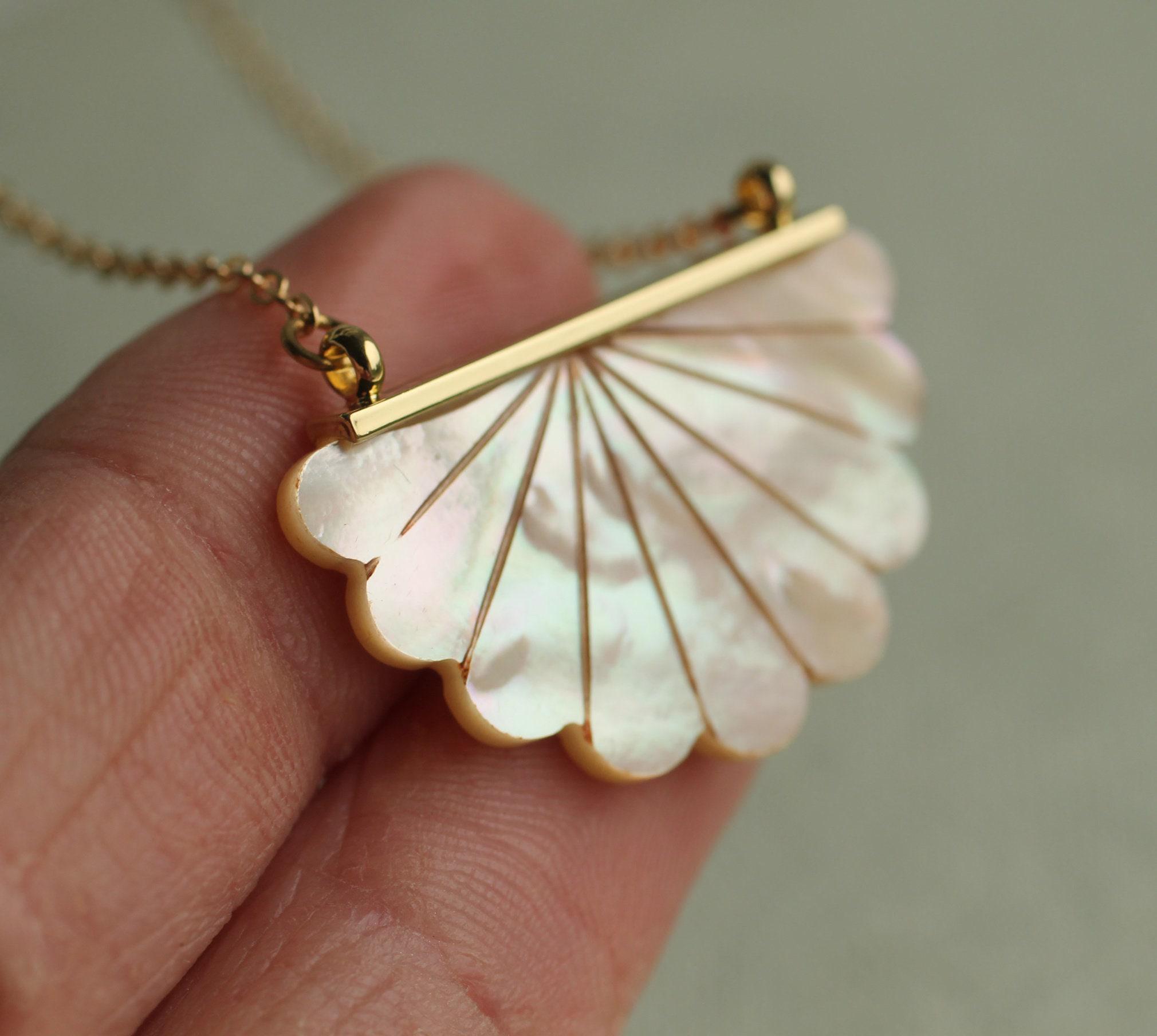 Ancien Collier De Mariage En Nacre Tissé - Pièce Vintage Authentique