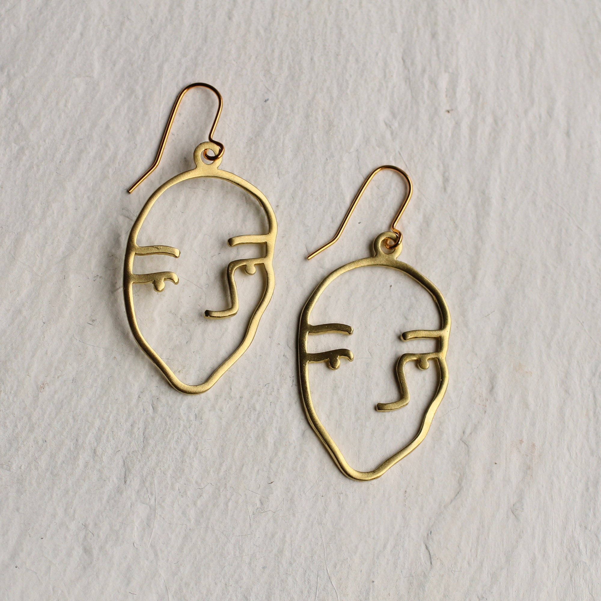 FACE EARRINGS Face Earrings Gift for Friends Pop Art Earrings Girlfriend Girl Gift Abstract Earrings Picasso Earrings