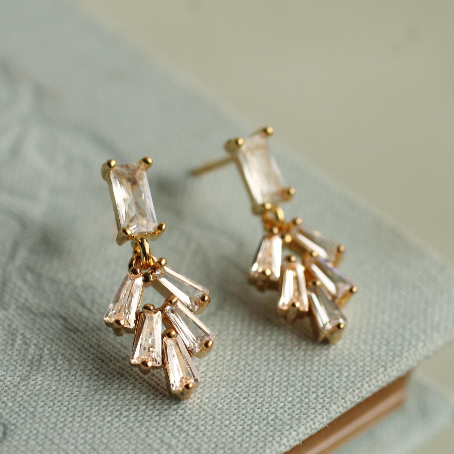 Art Deco Bridal Earrings