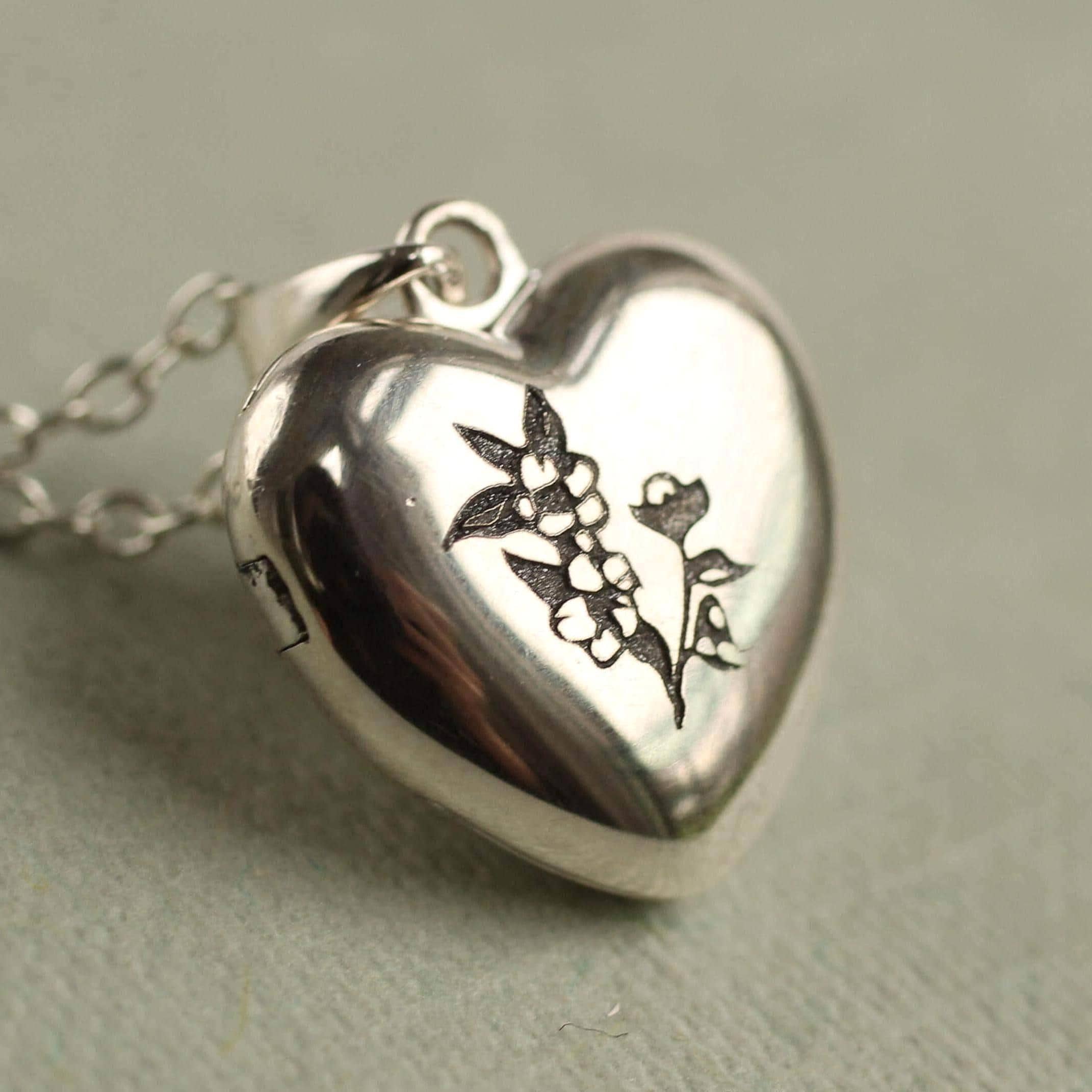 OTXIXTO Collana Con Medaglione A Cuore Personalizzato Con Immagine All