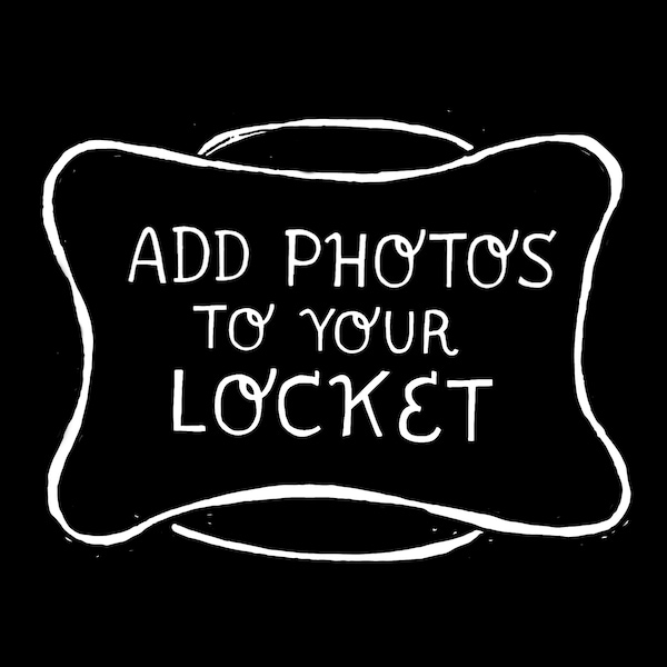 Add Photos to your Locket, Photo Personalization Add On, Silk Purse, Sow's Ear Locket Personalistion, PHOTO L0CKET ADD-ON