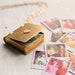 Family Photo Album Locket, Polaroid Photo Locket Necklace, Personalised Photo Necklace, Wedding Album Gift, Engraved Customized, POLAROID