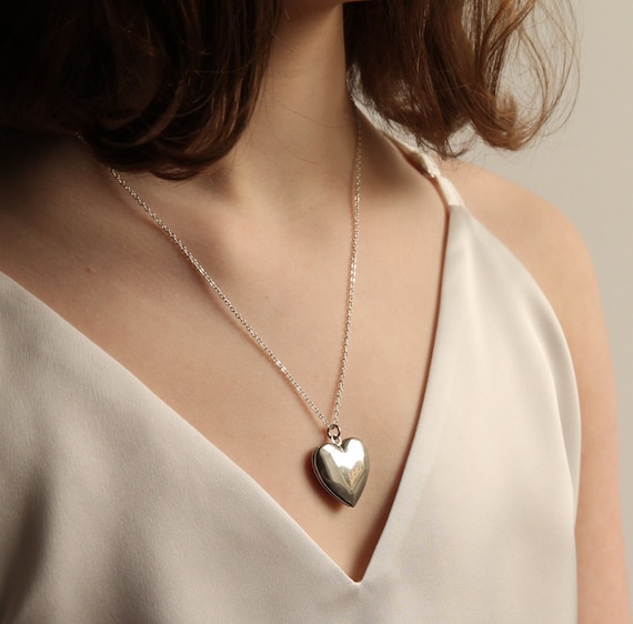 Custom Heart Locket Necklace - Personalized Photo Lock - Personalised –  LightningStore