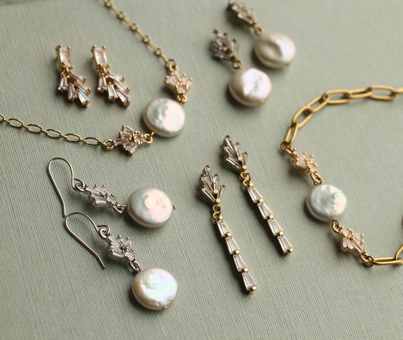 Art Deco Brautohrringe: Vintage Glaskristall, 1920er Jahre Schmuck Bild 9