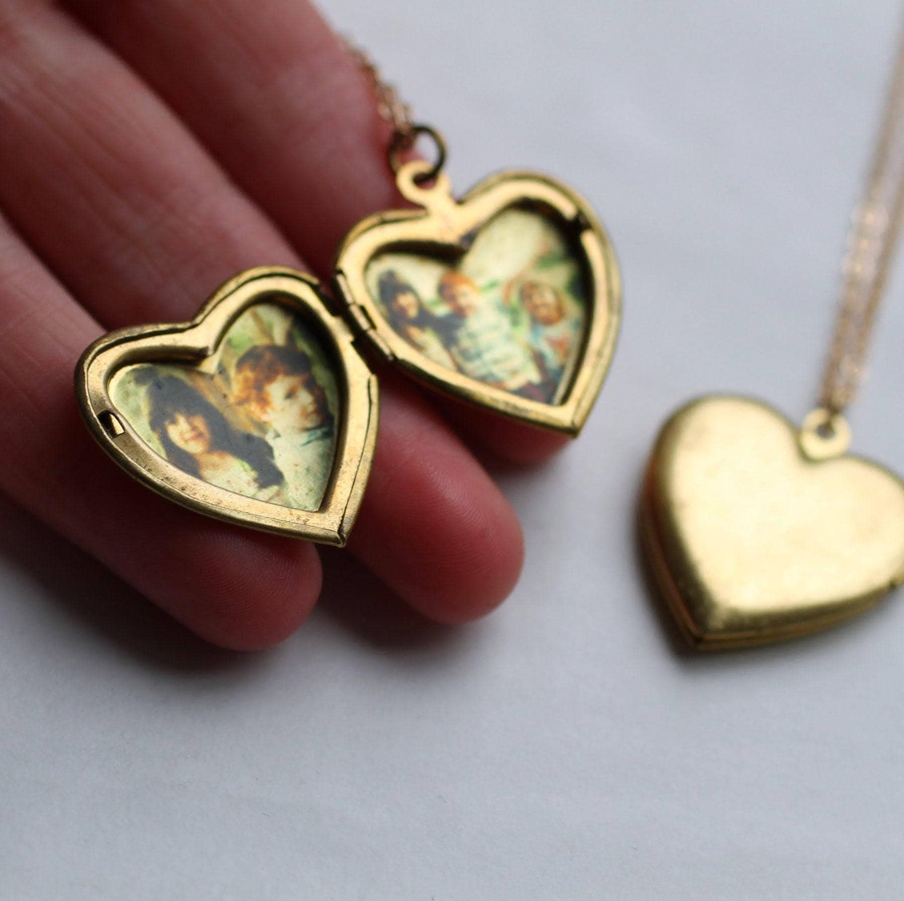 MeMeDIY Collana Personalizzata con Medaglione a Cuore - Ciondolo