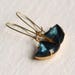 French Navy Blue Earrings, Art Deco Jewel Earrings, Navy Earrings, Sapphire September Birthstone Earrings, Sapphire, NAVY DECO EARRINGS 
