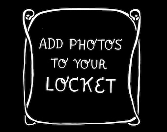 Medaillon Foto Personalisierung Add-On - Seide Geldbörse, Sow's Ohr Kunden