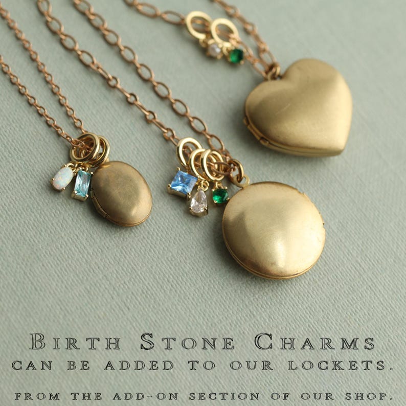 Miniature Oval Photo Locket Necklace: Personalized Antique Vintage ...