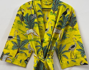 Mustard Yellow Kimono Robes Dress Women Wedding Bridesmaid Robe, Shower Maternity Robe Bath Robe Dressing Gown Gifts Beachwear Long\Short