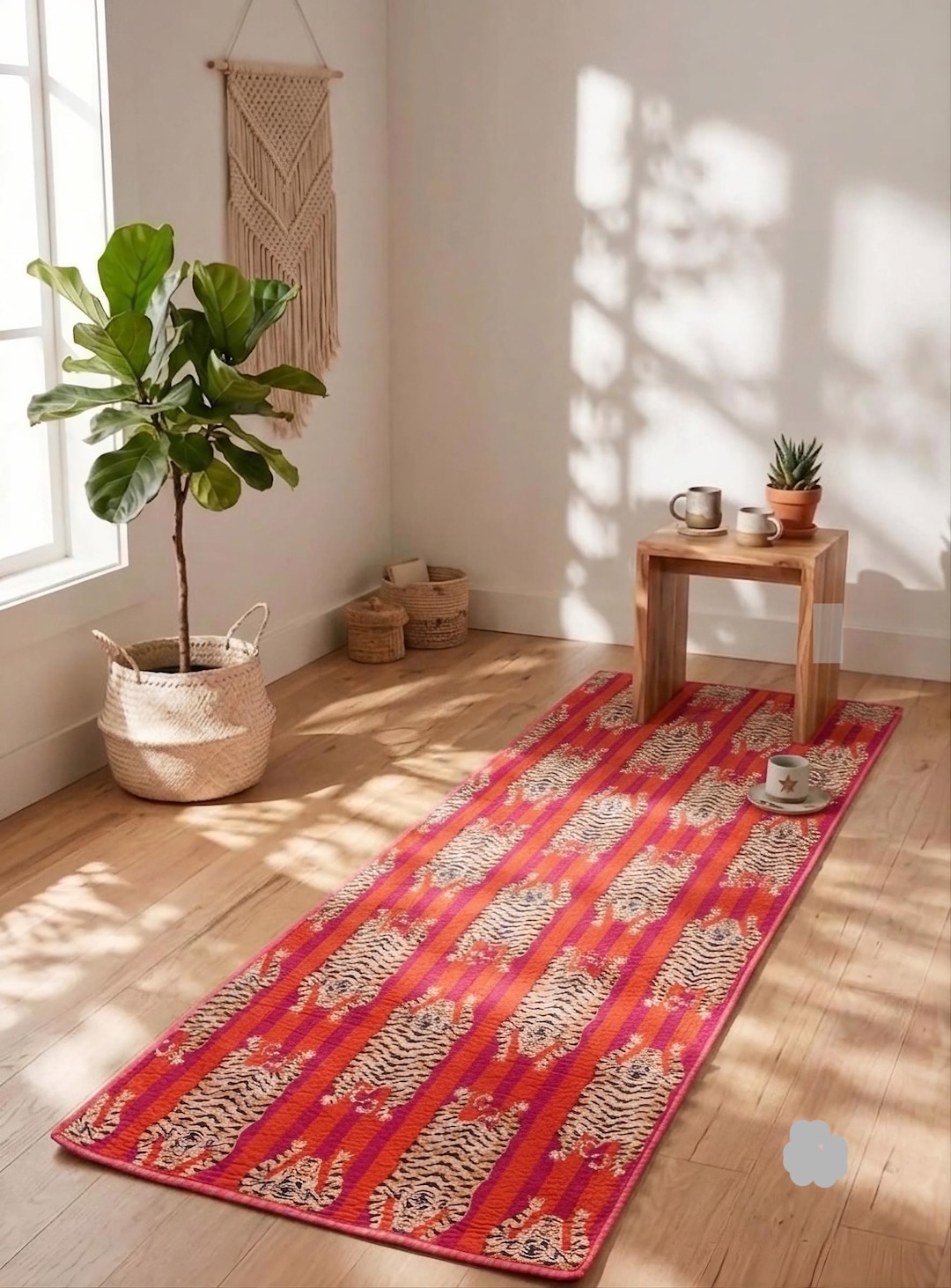 Pure Cotton Yoga Mat – Quilted Ayurvedic Exercise Rug, Eco-friendly Non ...