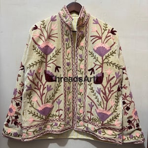 Giacca in velluto, giacca in velluto reversibile, giacche boho, giacca e cappotto sostenibili, regali per damigelle d'onore, giacca color beige, regali per lei