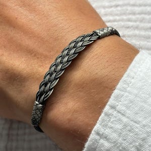 Handmade Kazaziye 999 Silver Bracelet: Braided Unisex Design
