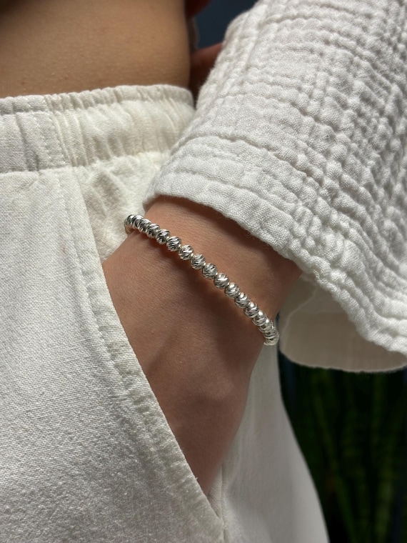 Dainty Woven Bracelet for Her, Chain Bracelet, Gift for Girlfriend, Mom Gift, Best Friend Bracelet, Anniversary Gift