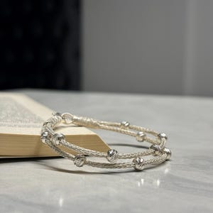Handmade Sterling Silver Knot Bracelet: Turkish Kazaziye Art