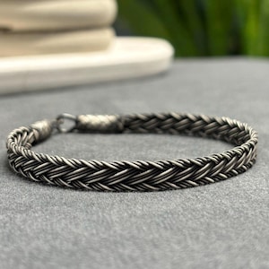 Handmade 999 Silver Bracelet - Braided Unisex Design