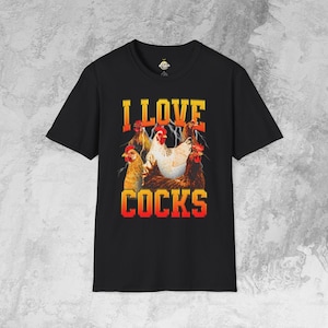 Ich liebe Hahn T-Shirt